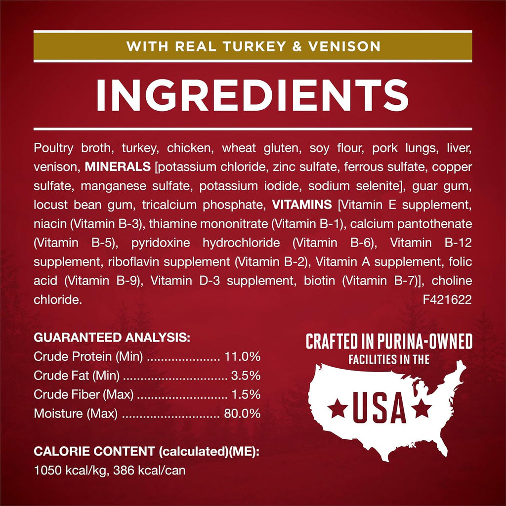 Purina ONE True Instinct Variety Wet Dog Food, Tender Cuts, (6) 13oz Cans