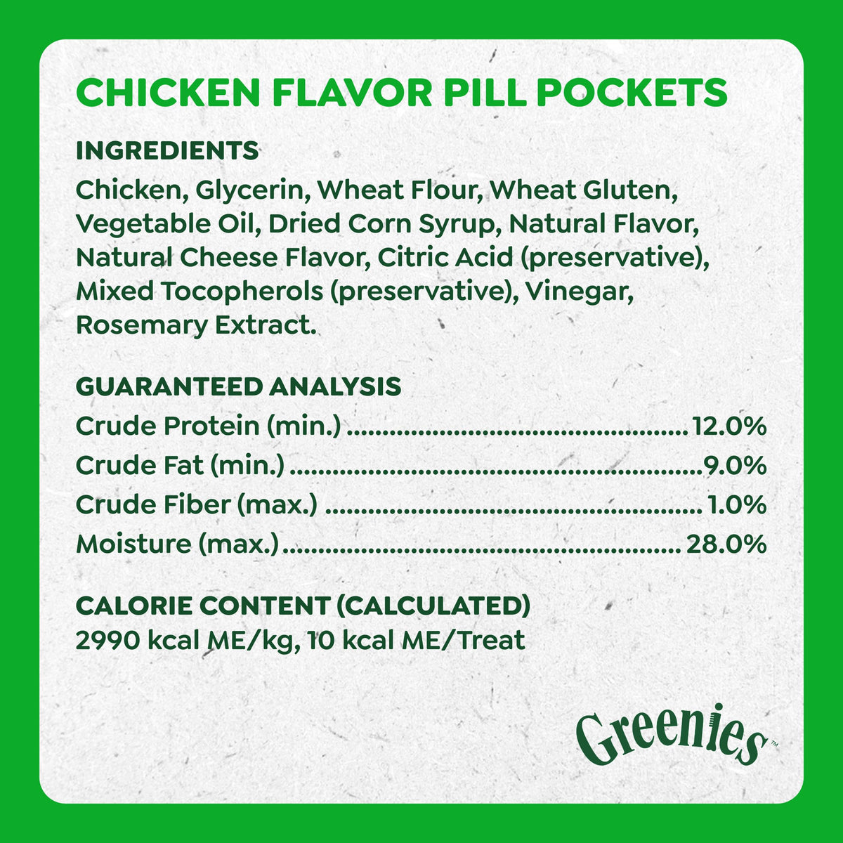 Greenies Pill Pockets Small Dog Treats, Chicken Flavor, 3.2 oz