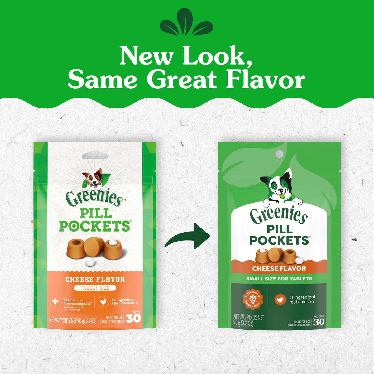 Greenies Pill Pockets Small Dog Treats, Chicken Flavor, 3.2 oz